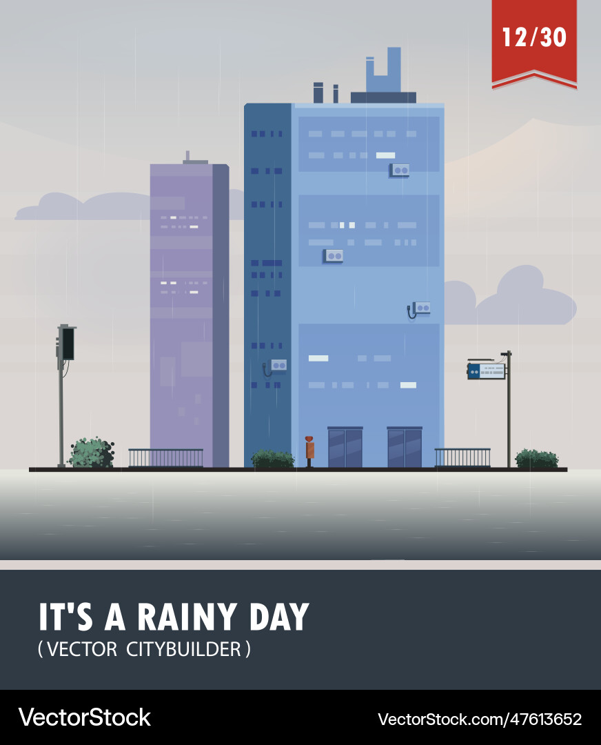 Set of cityscape with building Set of cityscape with building Vector Image
