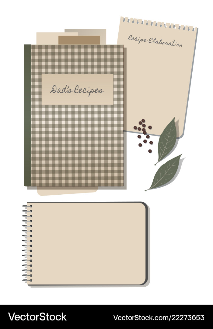 Cookbook-03 vector image