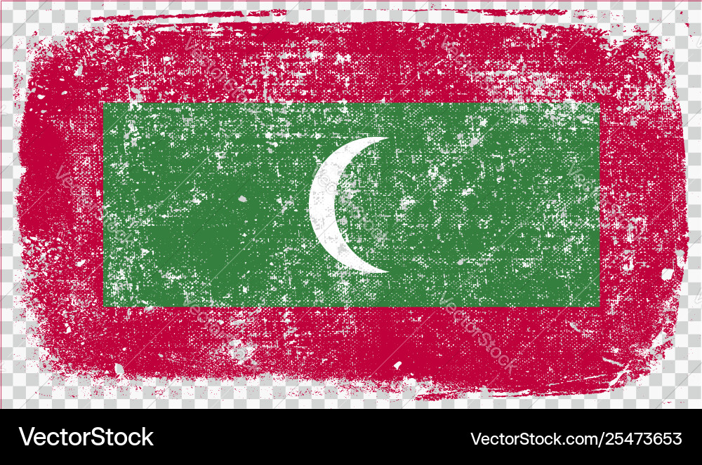Grounge-styled flag Grounge-styled flag vector image