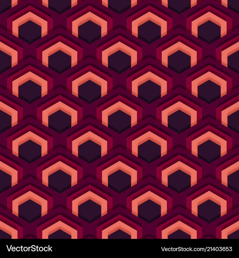 Seamless abstract pattern of hexagons Seamless abstract pattern of hexagons vector image