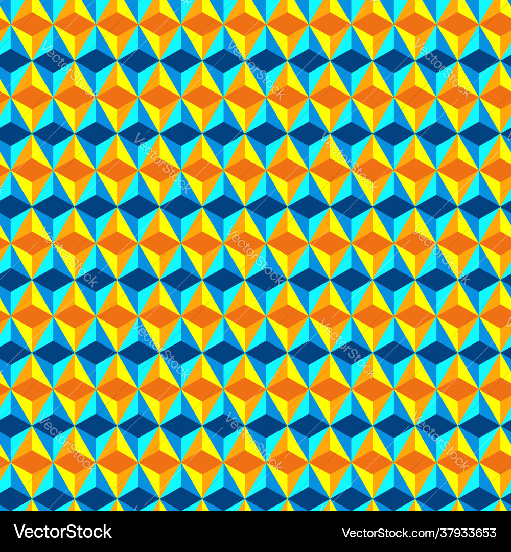 Seamless abstract pattern with triangles pyramids Seamless abstract pattern with triangles pyramids vector image