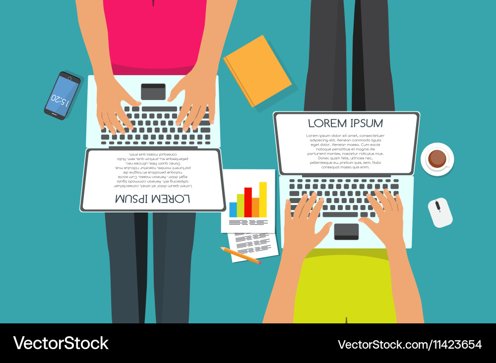 Abstract background on business theme with empty vector image