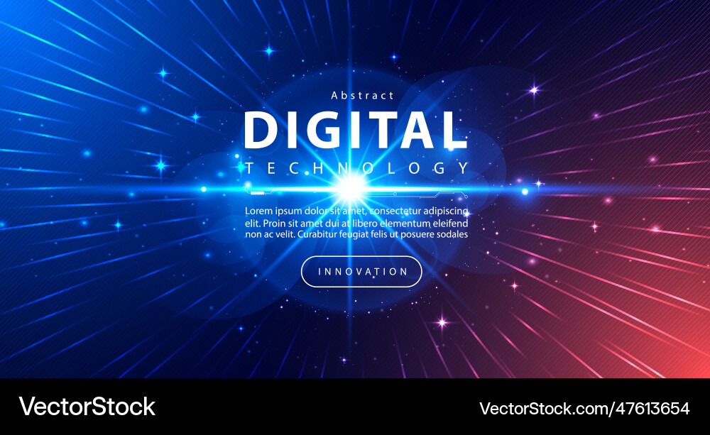 Digital technology speed internet network connect Digital technology speed internet network connect vector image