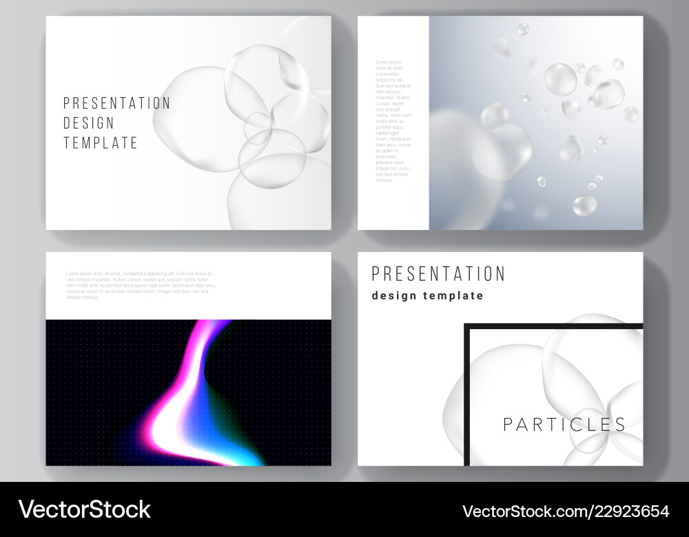 Layout of the presentation slides Layout of the presentation slides vector image