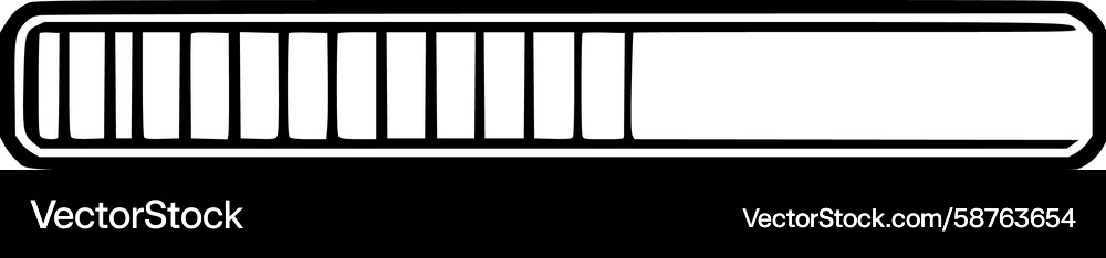 Loading Progress Bar Icon Vector Image