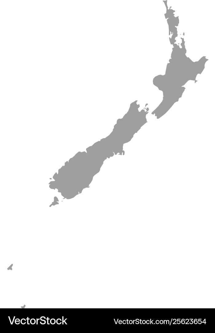 Map new zealand Map new zealand vector image
