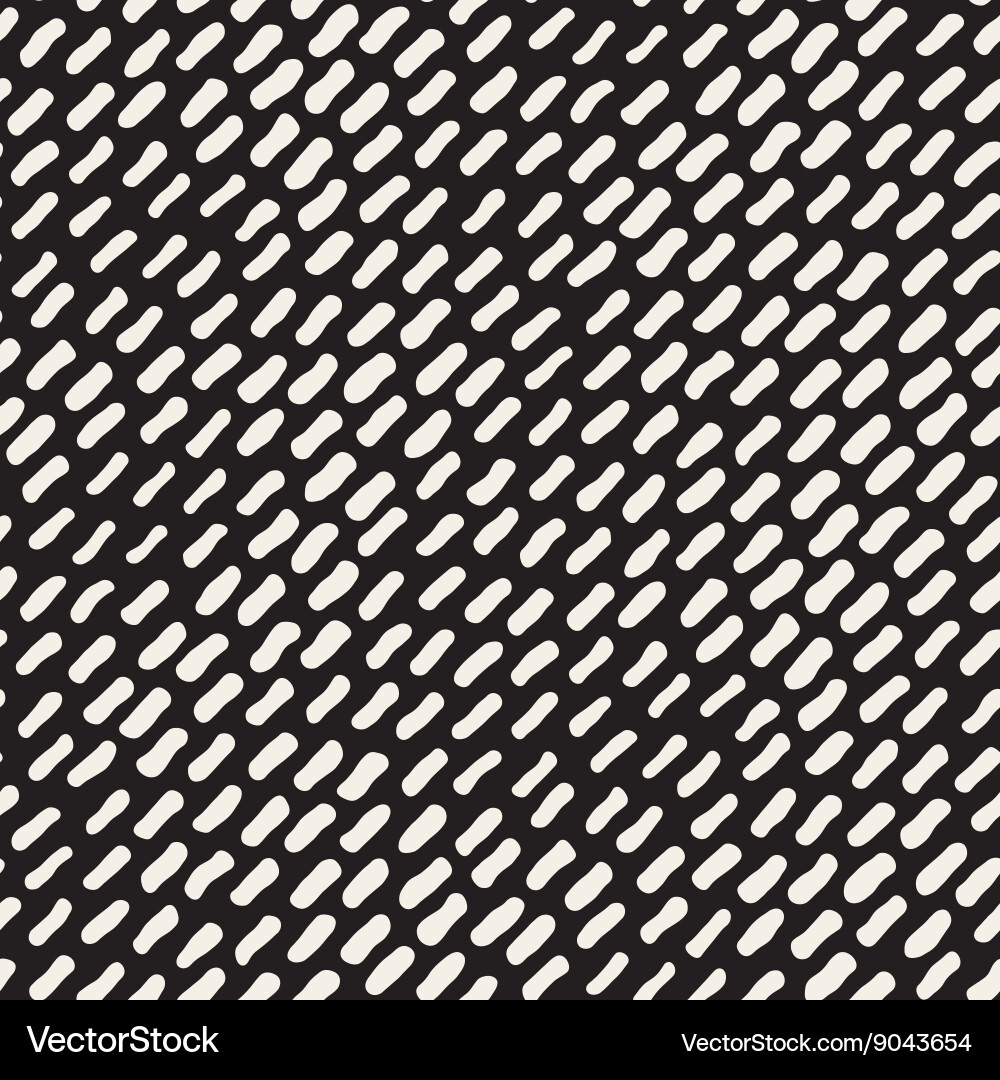 Seamless hand drawn diagonal lines pattern vector image