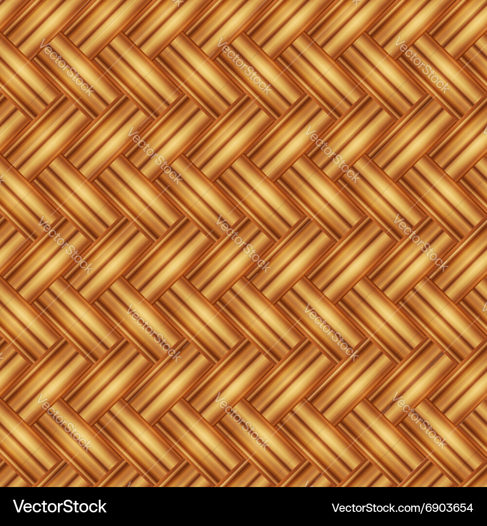 Seamless pattern wicker light straw color Vector Image