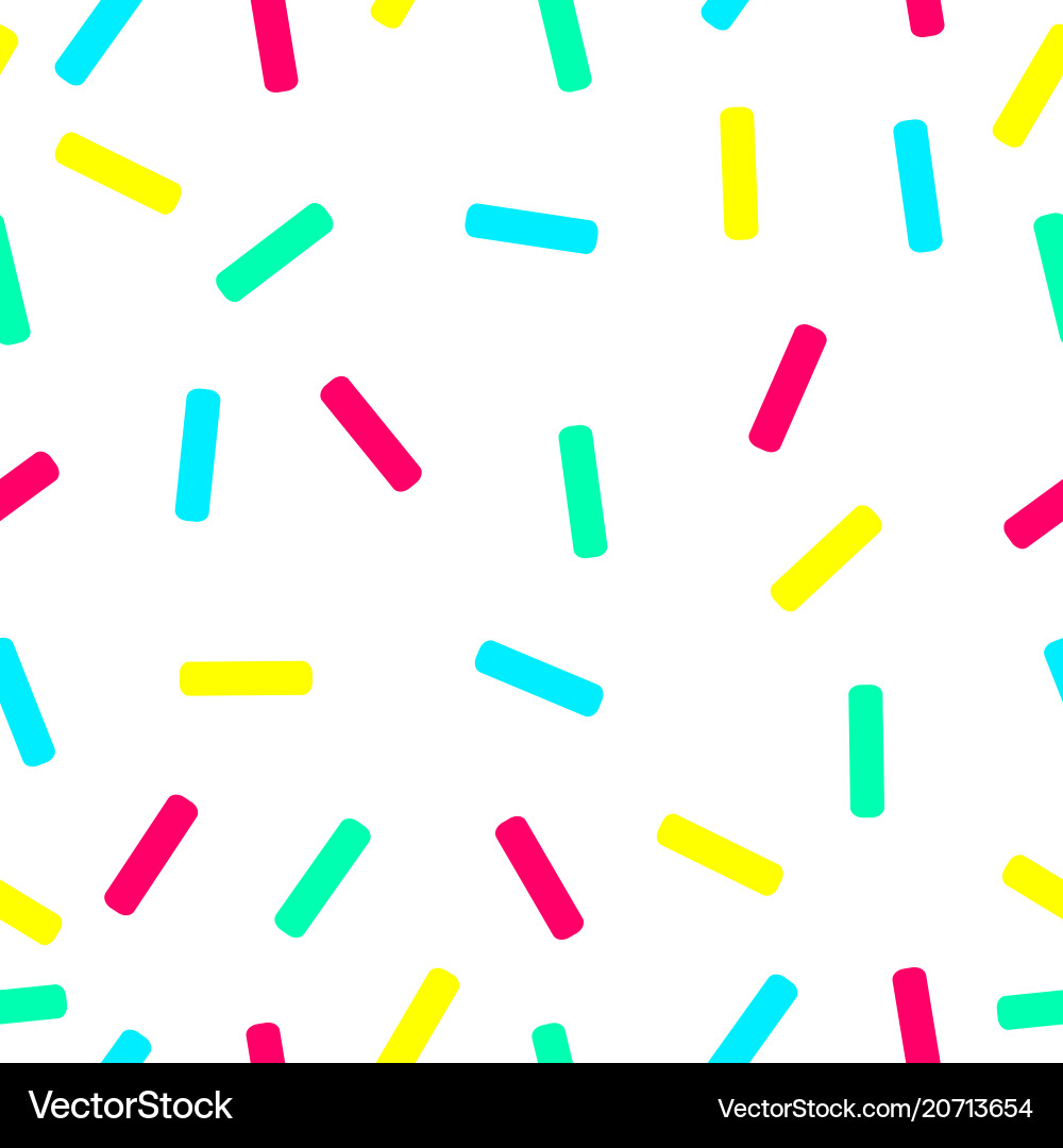 Seamless pattern with abstract colorful shapes vector image