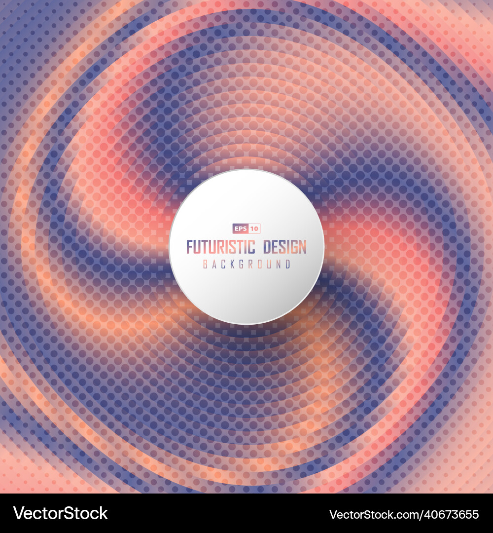 Abstract gradient colorful swirl of line template Vector Image