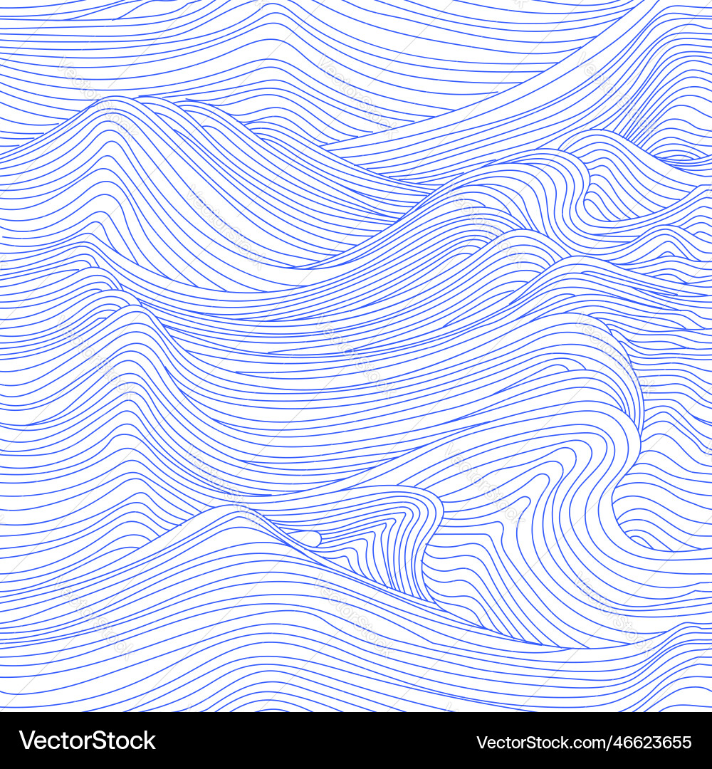 Abstract Wave Pattern vector image
