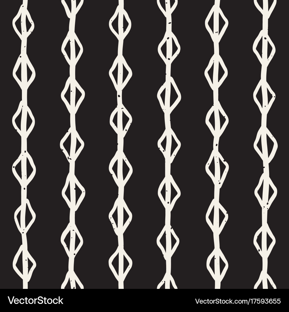 Seamless pattern with hand drawn lines abstract vector image
