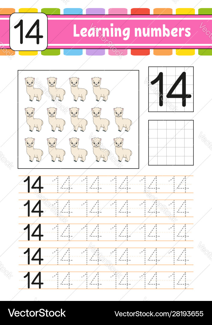 Trace and write handwriting practice learning Trace and write handwriting practice learning vector image