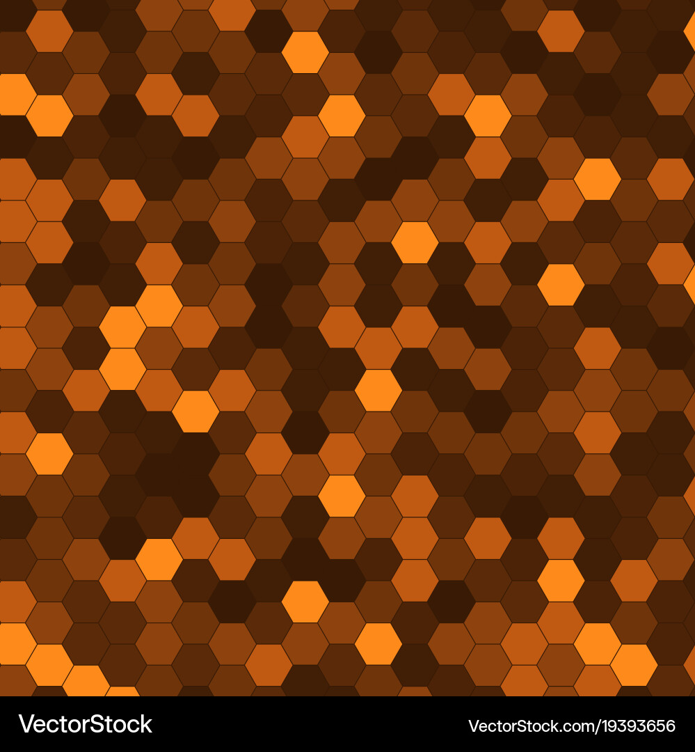 Abstract background of multicolored hexagon Vector Image