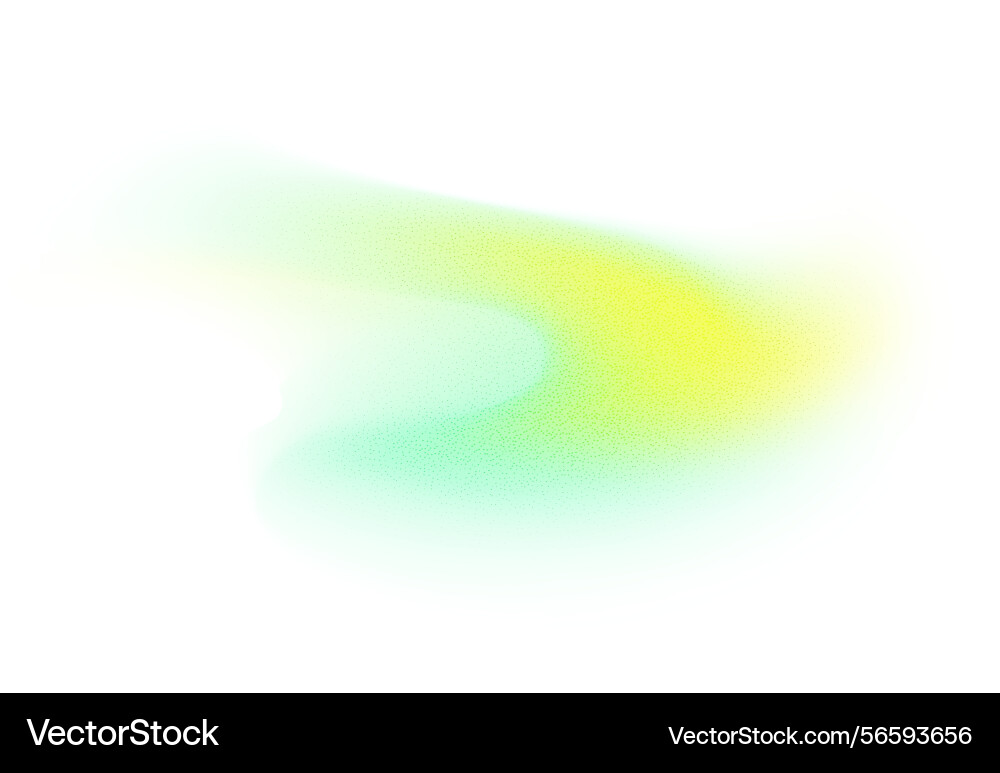 Abstract gradient shape with noise green vector image