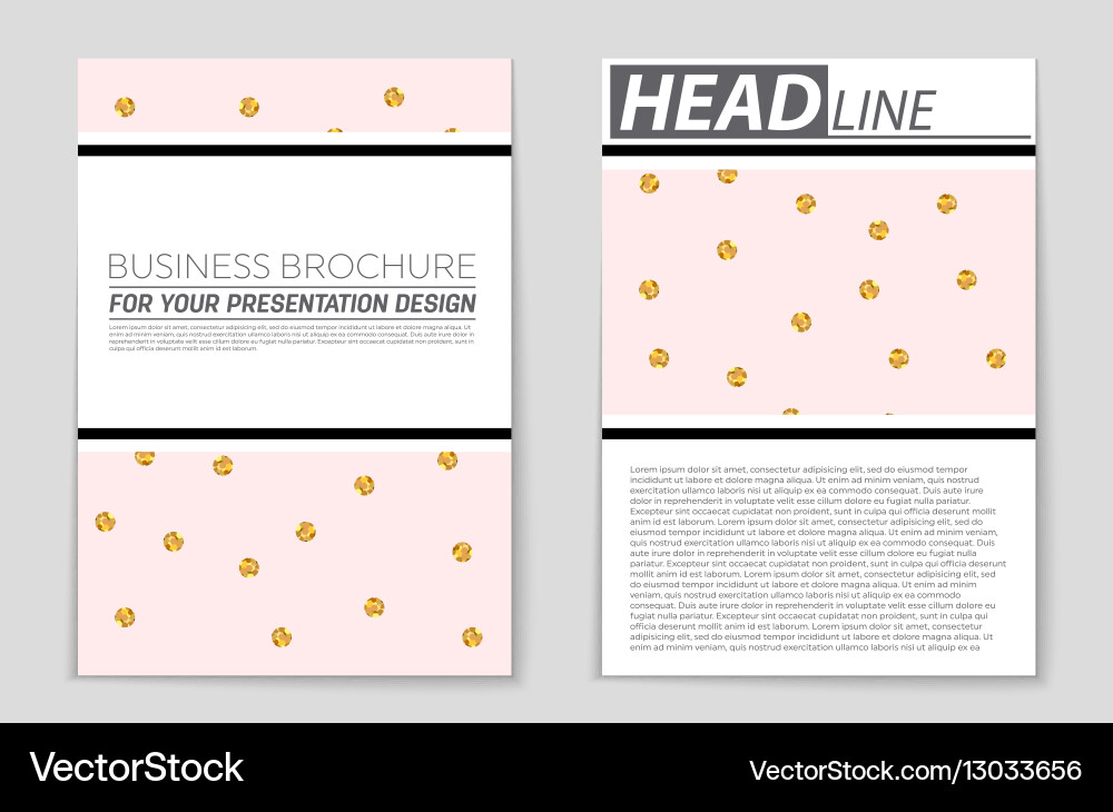Abstract layout background set for art Vector Image