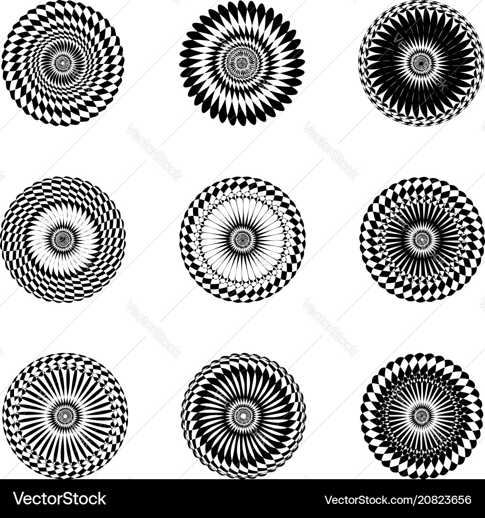 Geometric patterns set for design Vector Image