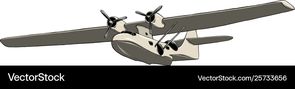 Hand gezeichnetes Skizzenflugzeug in der Farbe isoliert Hand gezeichnetes Skizzenflugzeug in der Farbe isoliert vektorbild