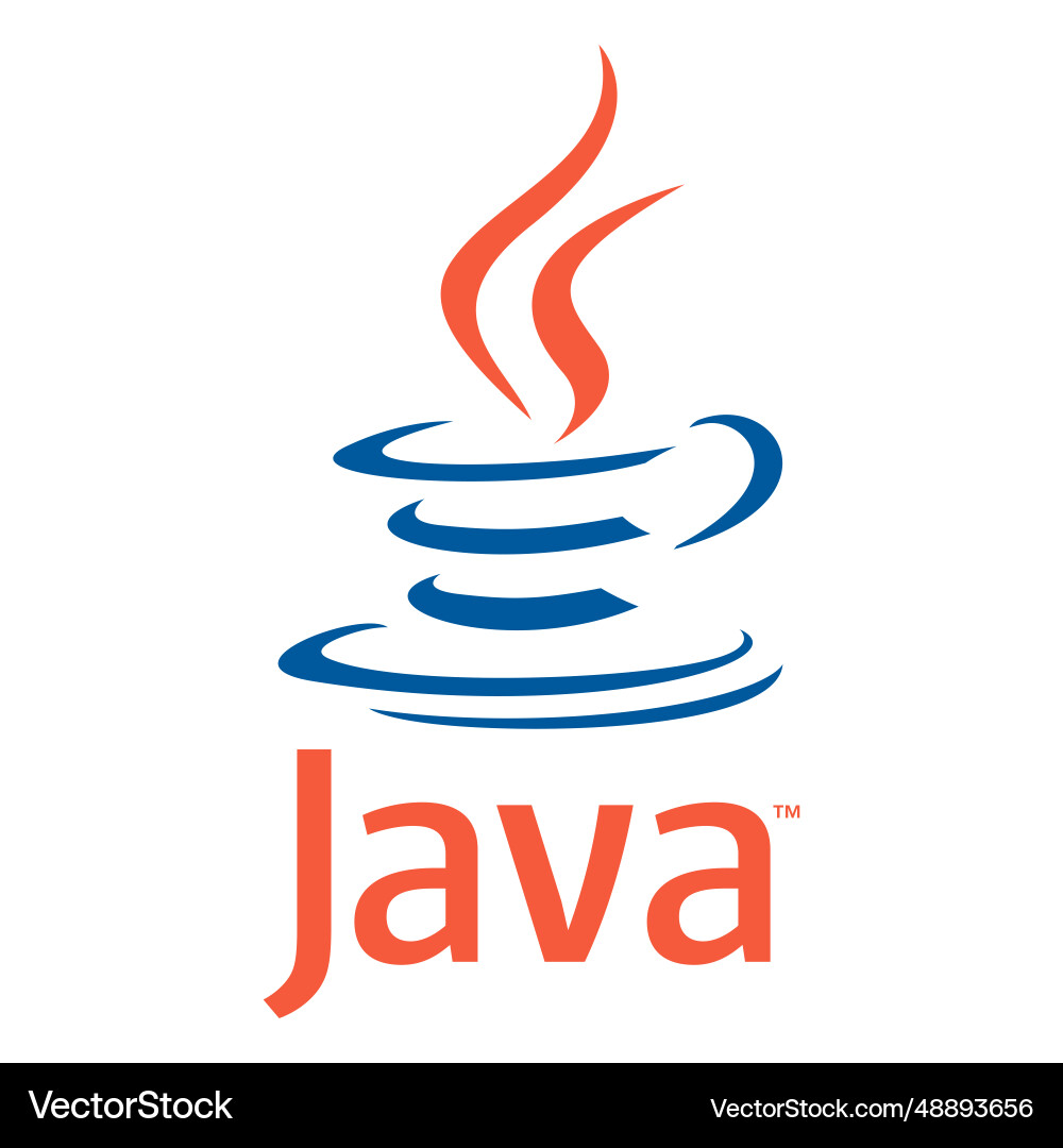 Java Programmiersprache-Symbol vektorbild