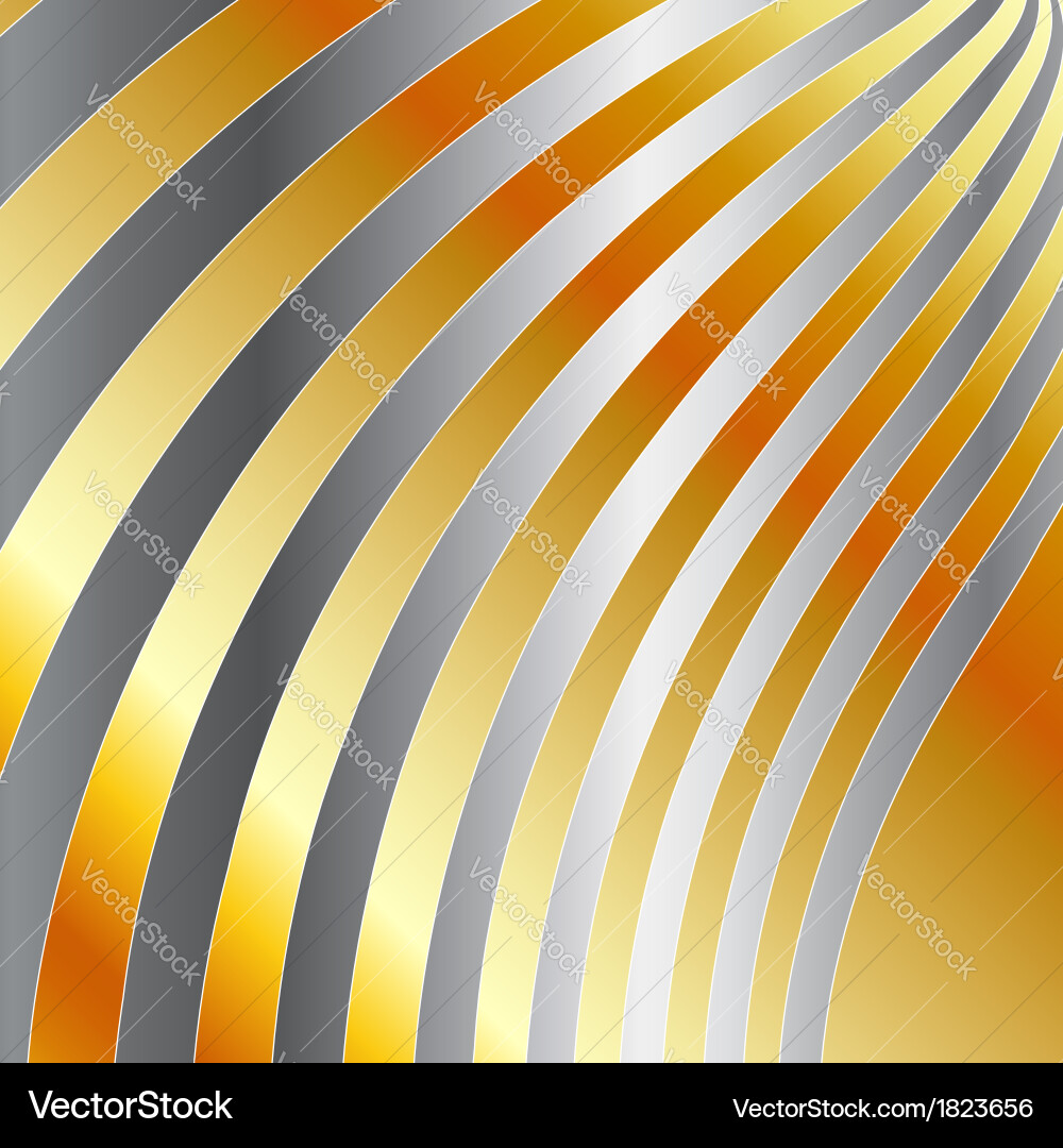 Metallic Wave Abstract Background Vector Image