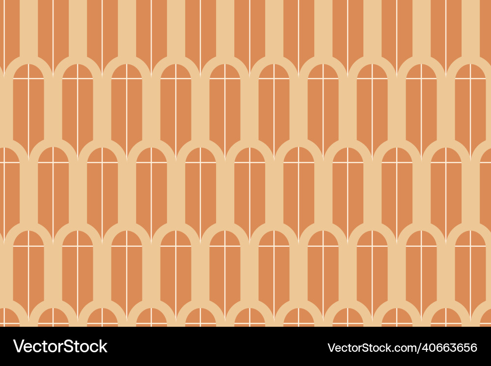 Seamless geometric pattern in retro style Seamless geometric pattern in retro style vector image
