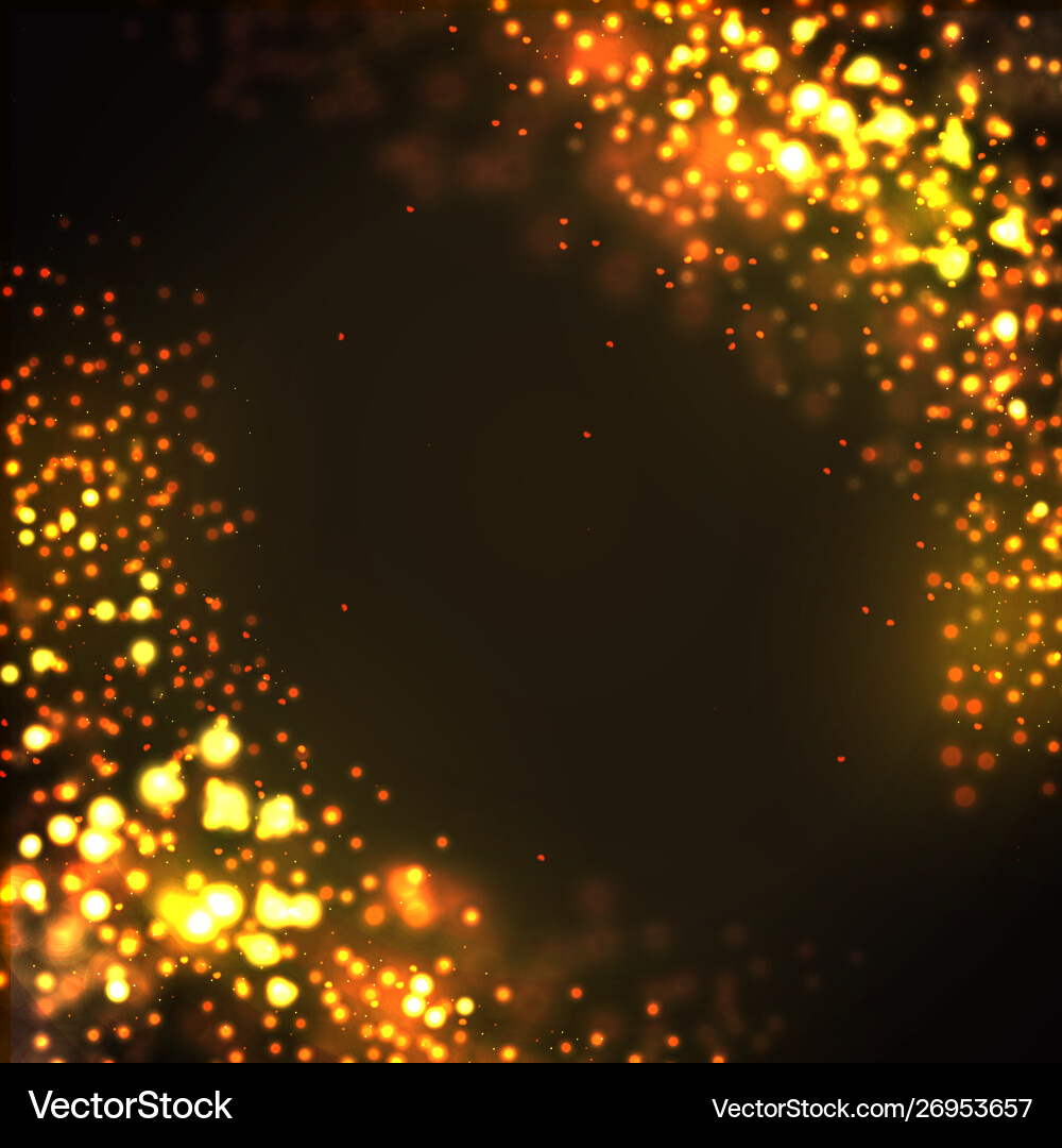 Bokeh lights background vector image