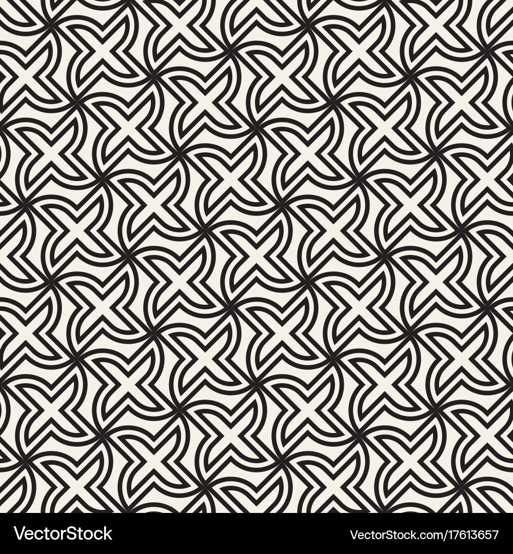 Cross Tiling Geometric Pattern vector image