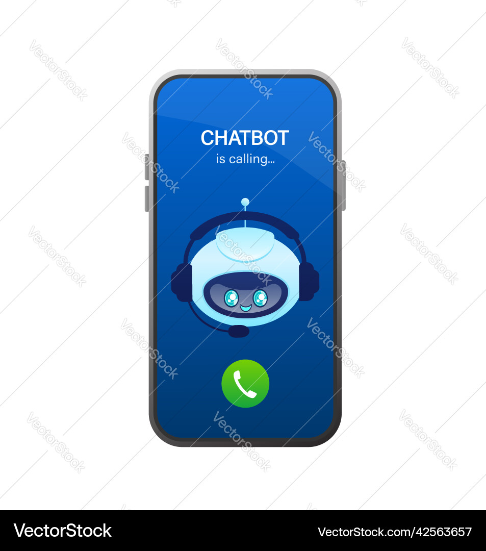Flat chat bot for web design isometric Flat chat bot for web design isometric Vector Image