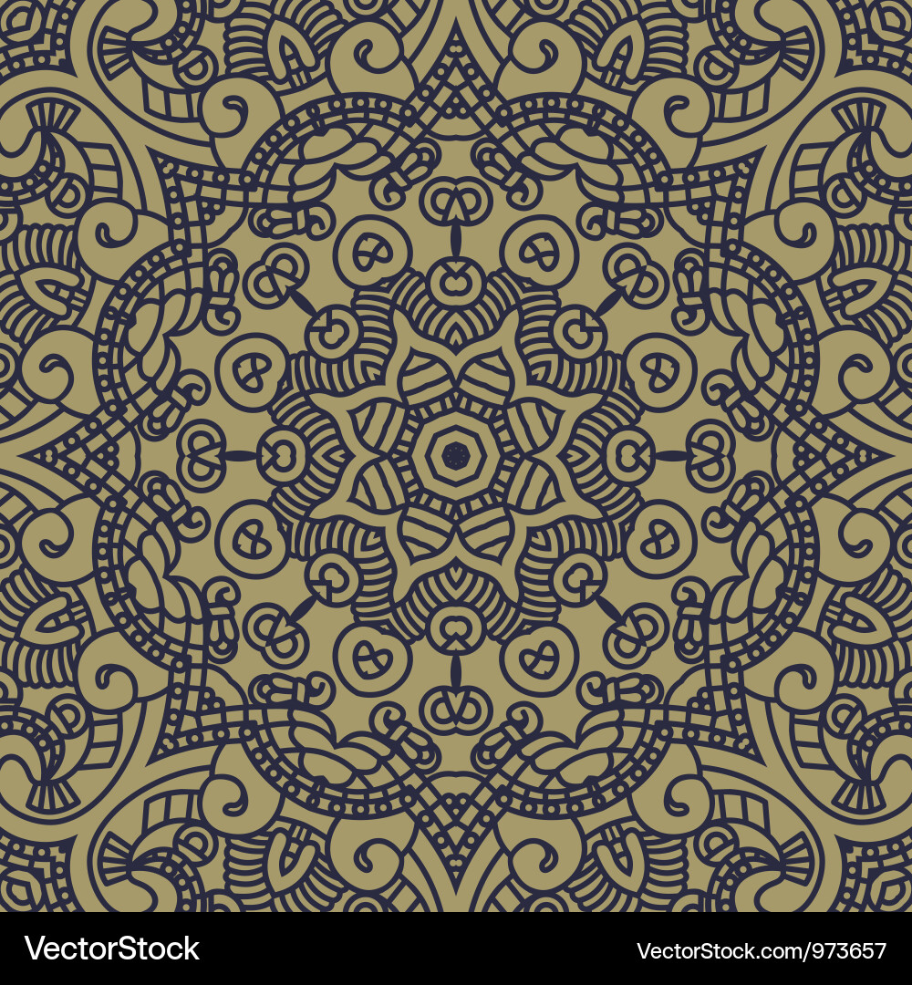 Intricate Aztec-Inspired Pattern vector image