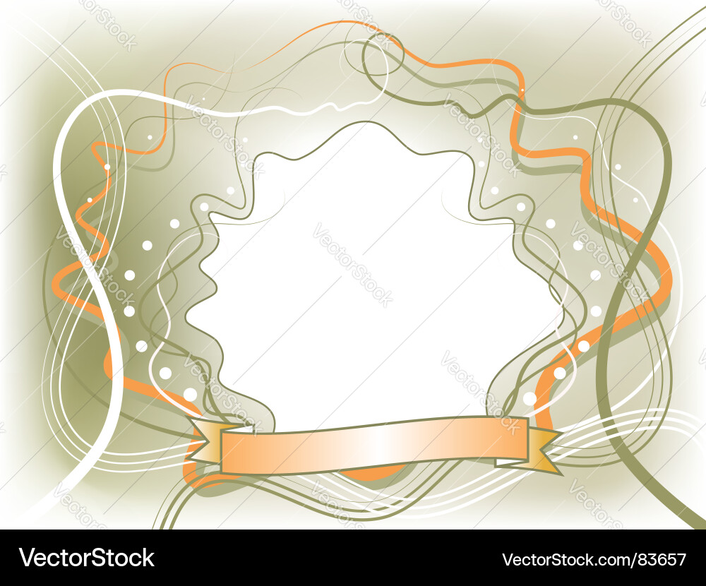 Romantic frame Vector Image