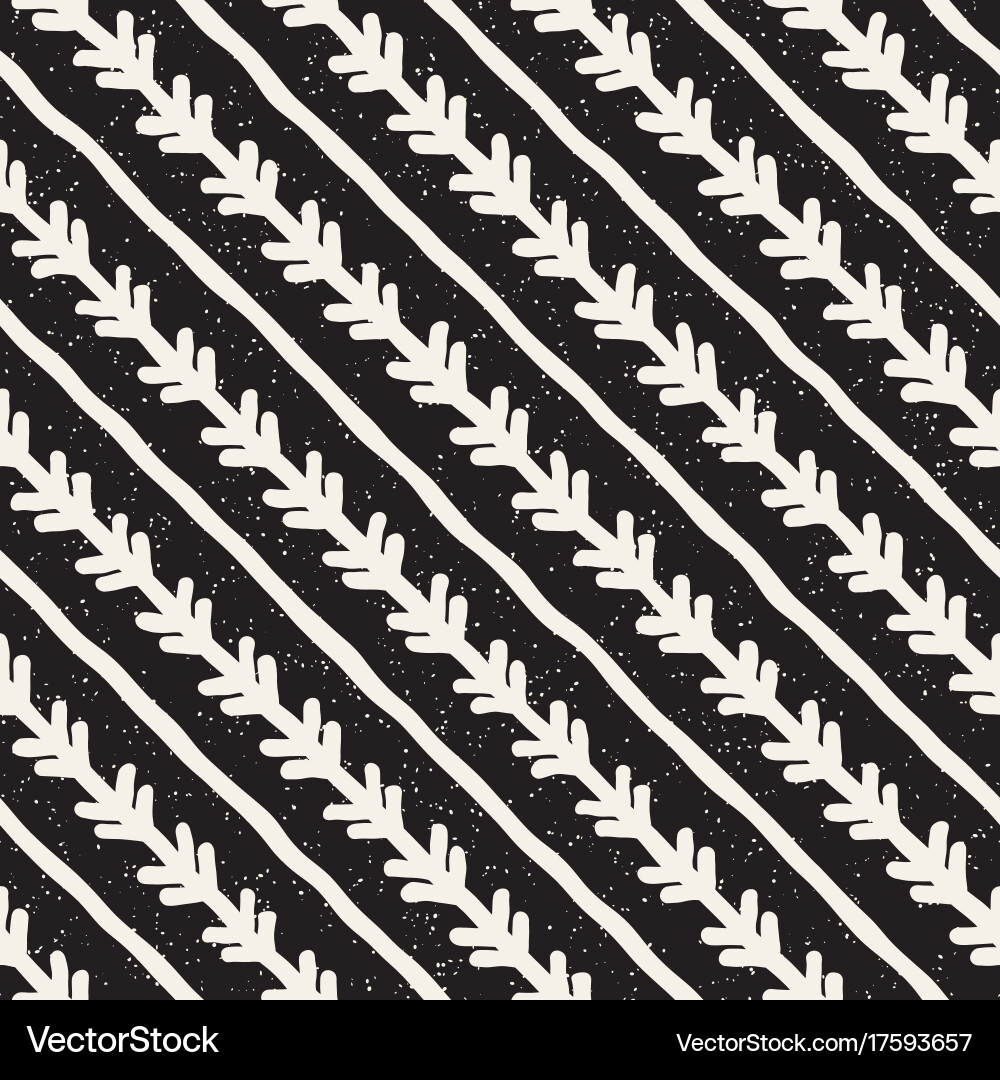 Seamless pattern with hand drawn lines abstract Vector Image