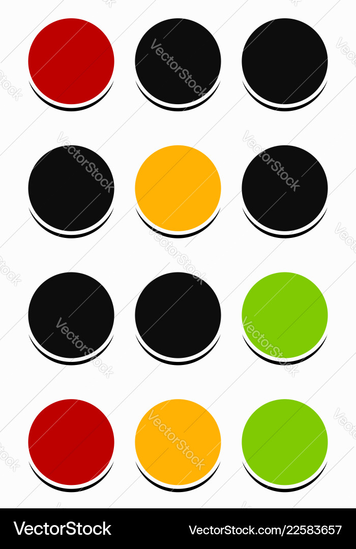 Traffic Light Semaphore Icon vector image
