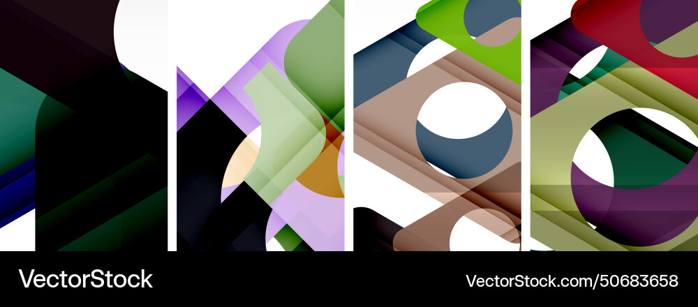 Abstract background set showcasing a dynamic Abstract background set showcasing a dynamic Vector Image