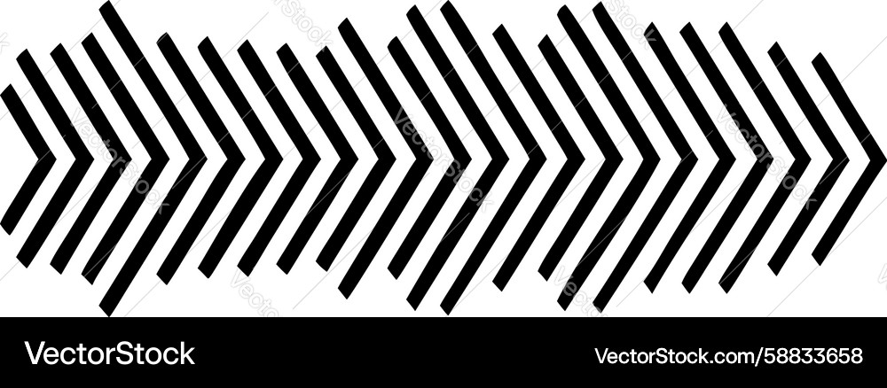 Abstract chevron arrow pattern with bold Vector Image