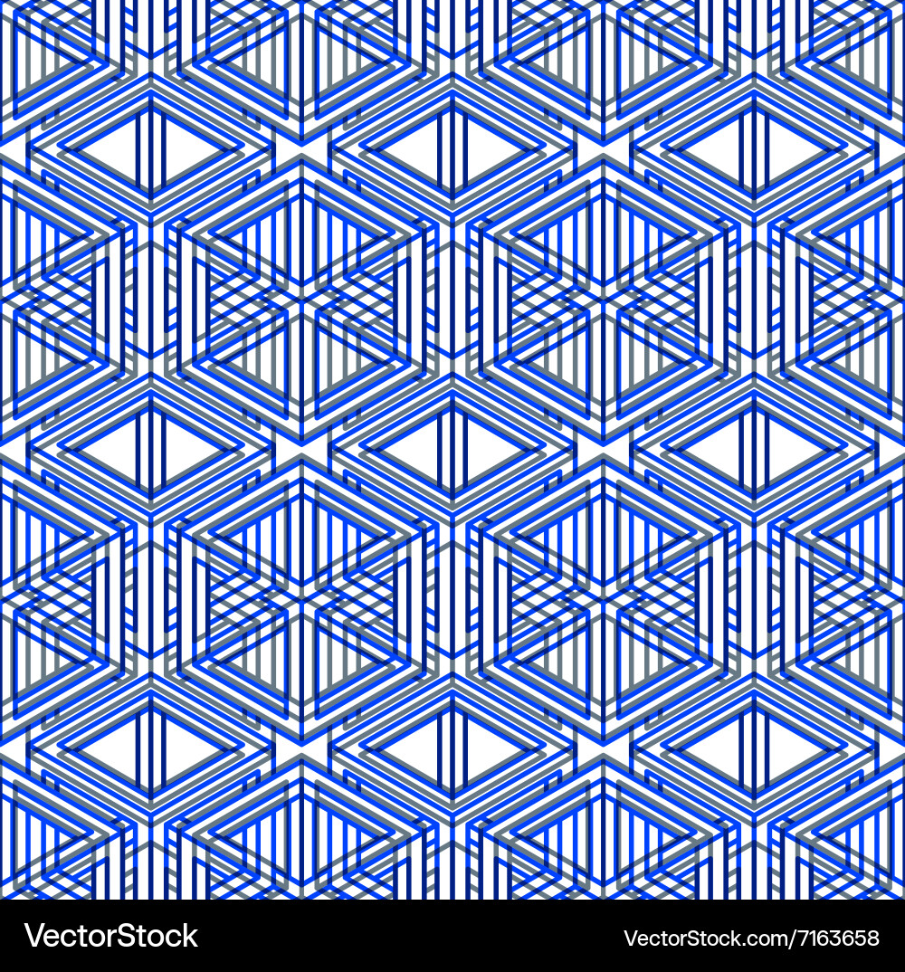 Geometric seamless pattern endless colorful Vector Image