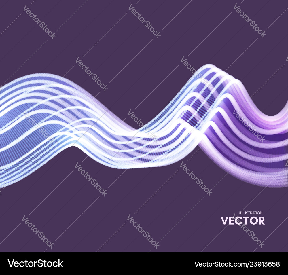 Wavy background with motion effect 3d technology Wavy background with motion effect 3d technology vector image