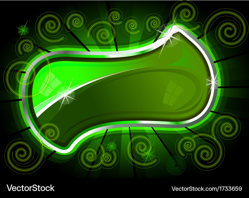 Chrome web design elements vector image