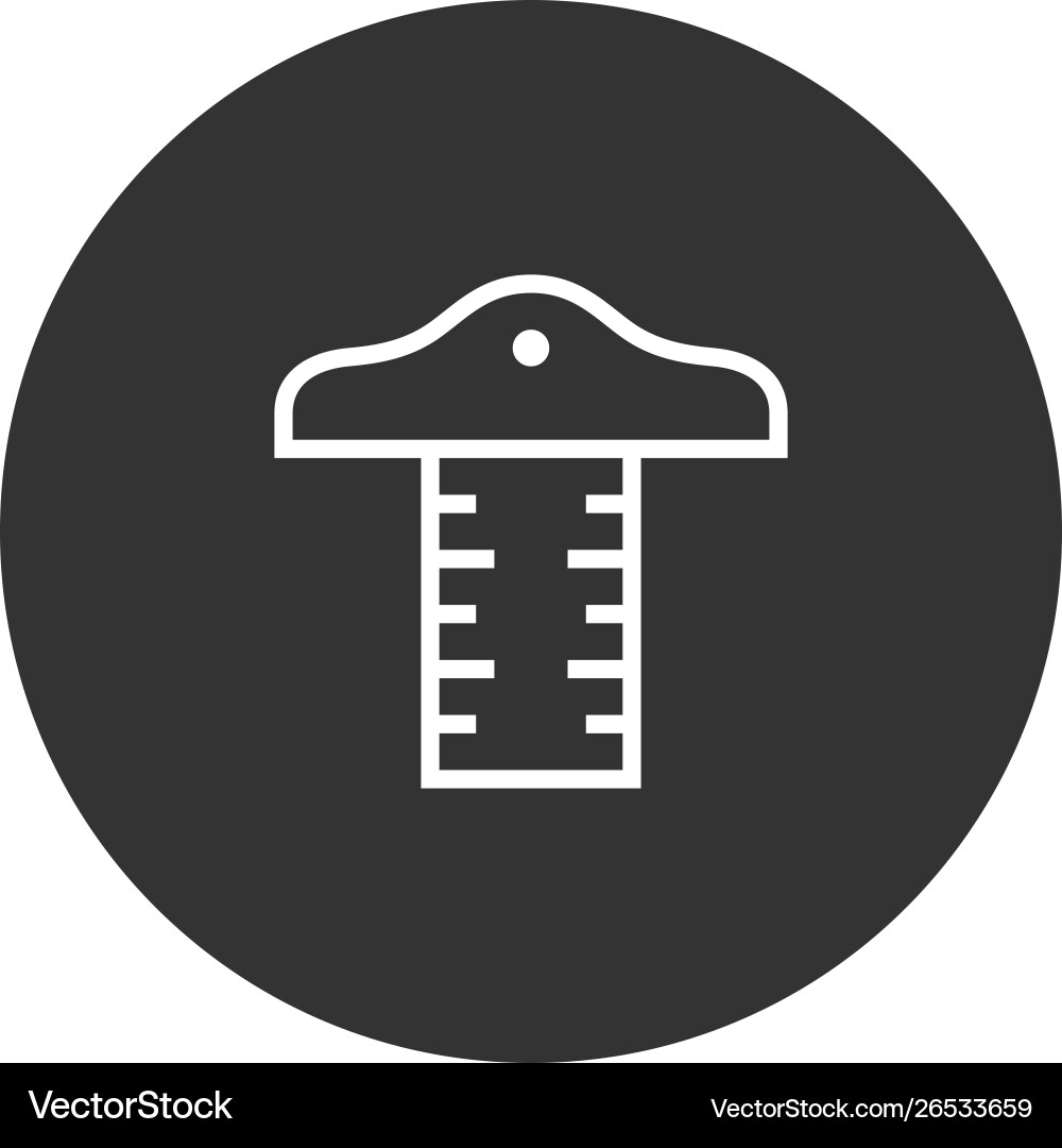 Drafting icon in modern style for web site Vector Image