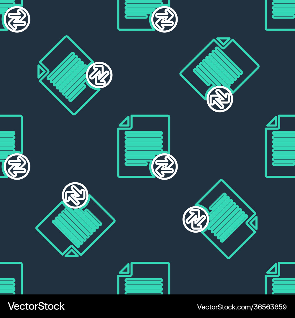 Line transfer files icon isolated seamless pattern Line transfer files icon isolated seamless pattern vector image