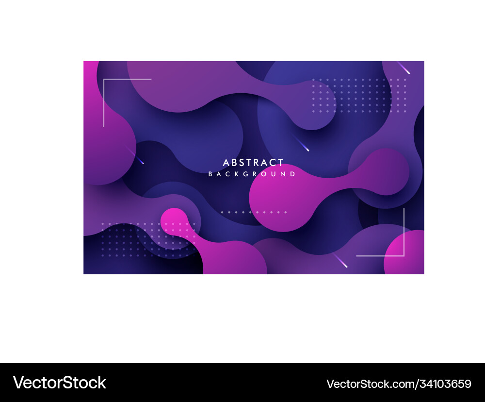 Purple abstract background dynamic fluid shape Purple abstract background dynamic fluid shape Vector Image