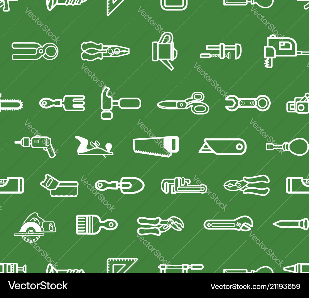Tool Icons Repeating Background vector image