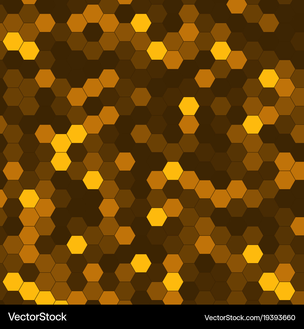 Abstract background of multicolored hexagon Vector Image