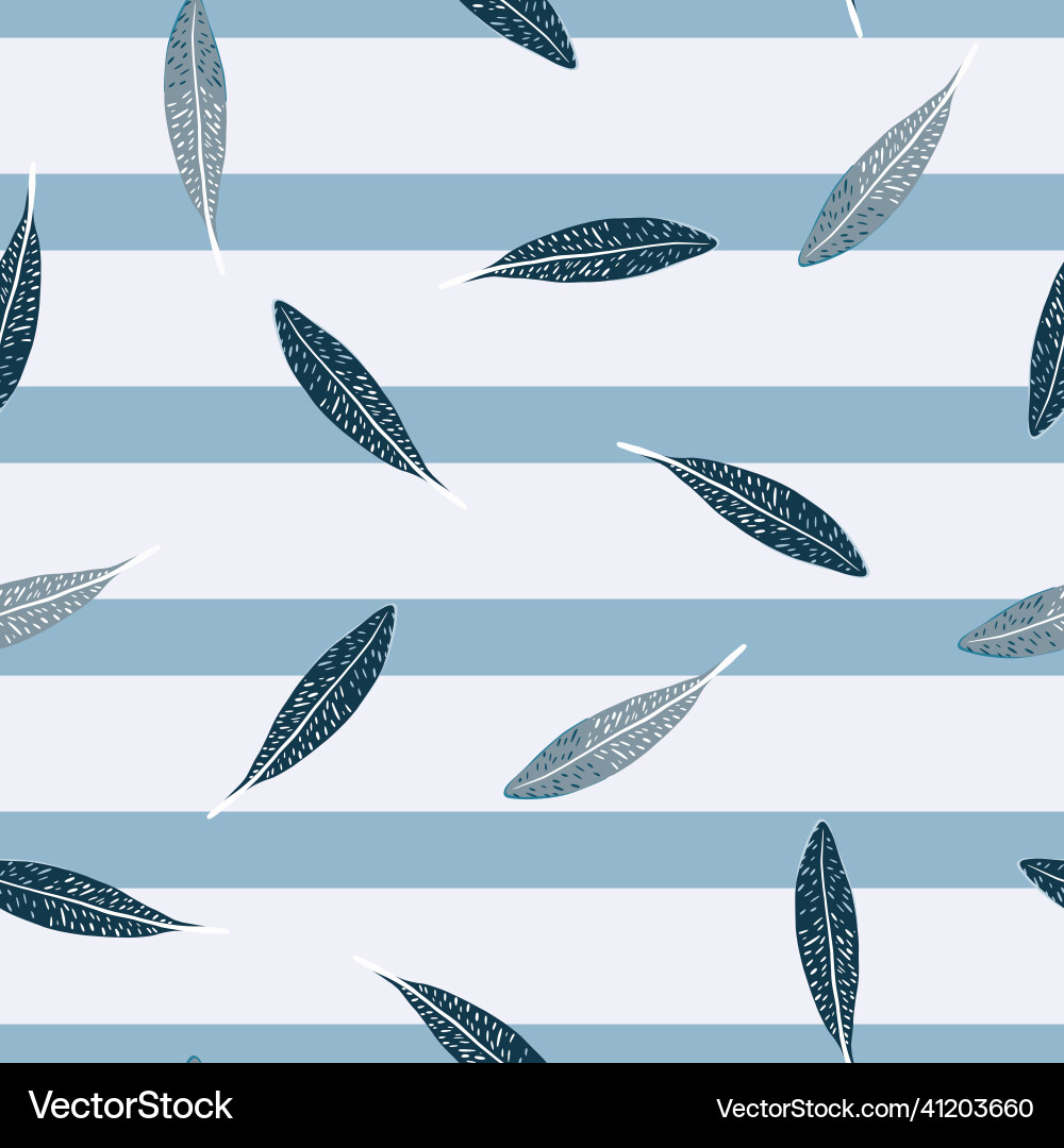 Feathers seamless pattern background feather Feathers seamless pattern background feather vector image