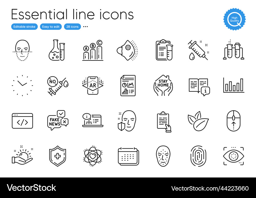 Graph chart face protection and column line Graph chart face protection and column line vector image