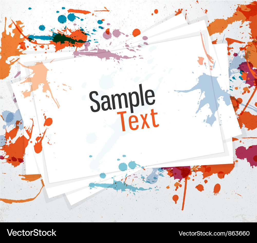 Grunge background with space for text Vector Image