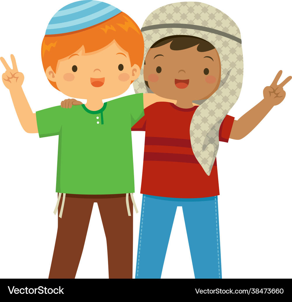 Peace and friendship Vector Image