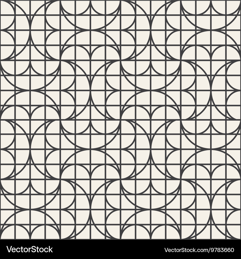 Seamless geometric pattern repeating background vector image