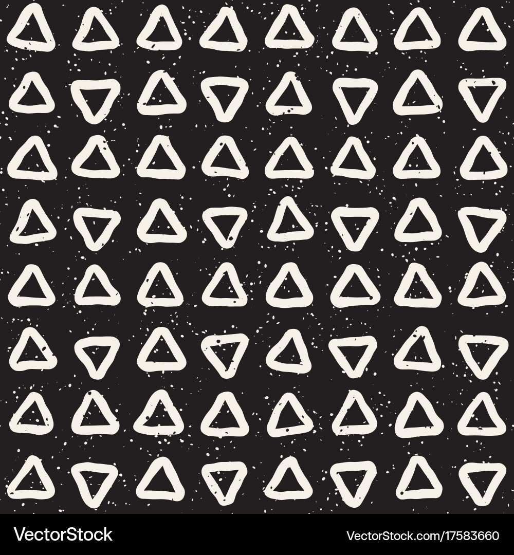 Seamless pattern with hand drawn lines abstract vector image