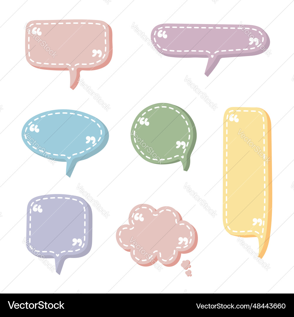 Speech bubble balloon with quotation marks Speech bubble balloon with quotation marks vector image