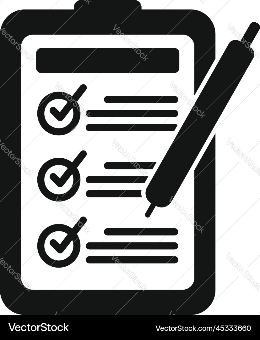 Task Schedule Icon - Simple Calendar Vector Image